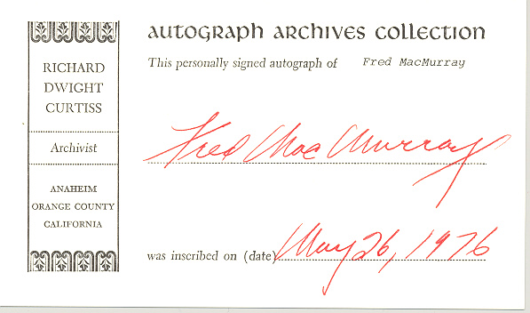 Photo of autograph