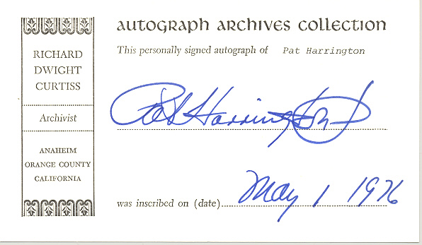 Photo of autograph
