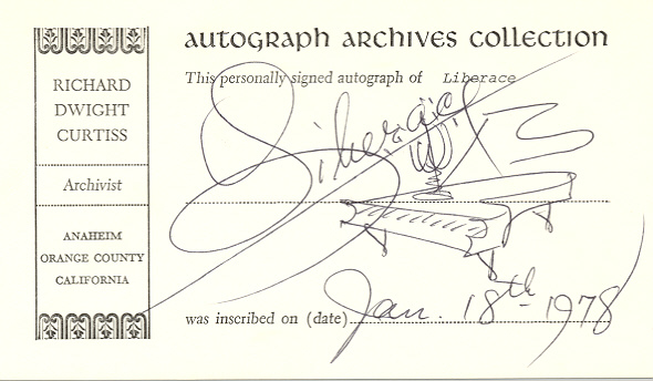 Photo of autograph