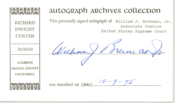 Photo of autograph