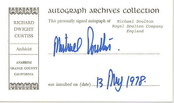 Photo of autograph