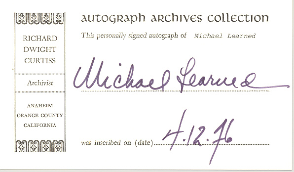 Photo of autograph