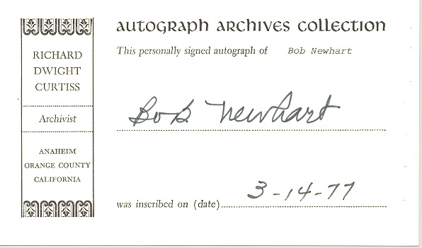 Photo of autograph