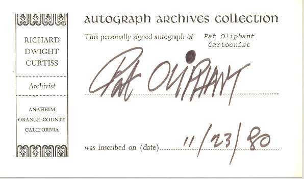 Photo of autograph