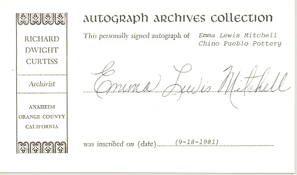 Photo of autograph
