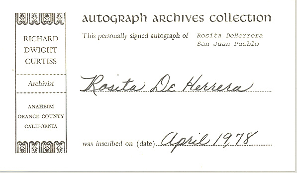 Photo of autograph