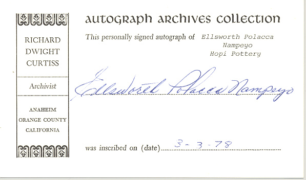 Photo of autograph