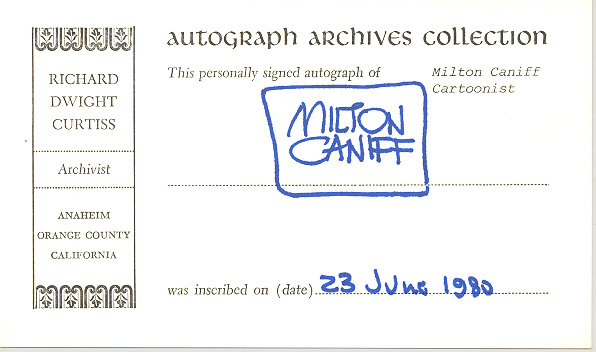 Photo of autograph