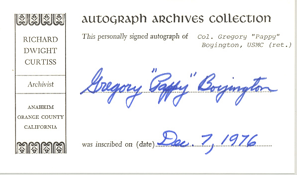 Photo of autograph