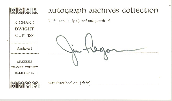 Photo of autograph