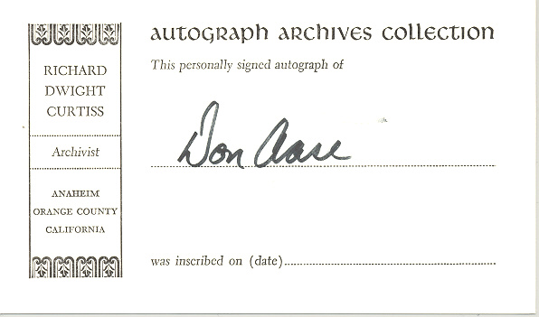 Photo of autograph