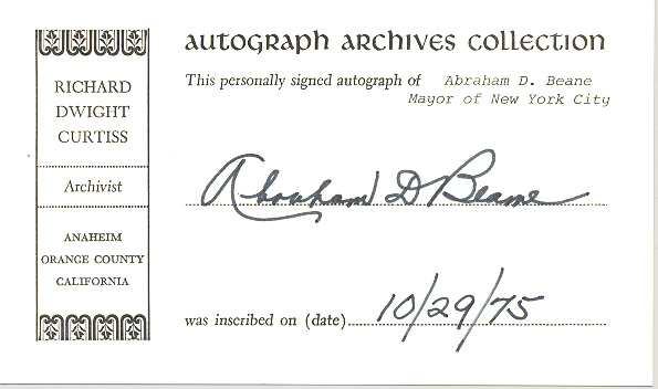 Photo of autograph