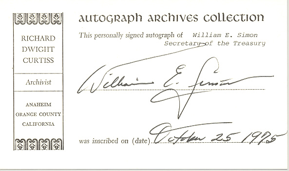 Photo of autograph
