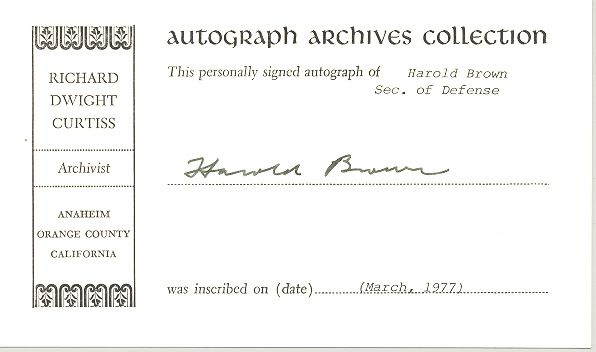 Photo of autograph