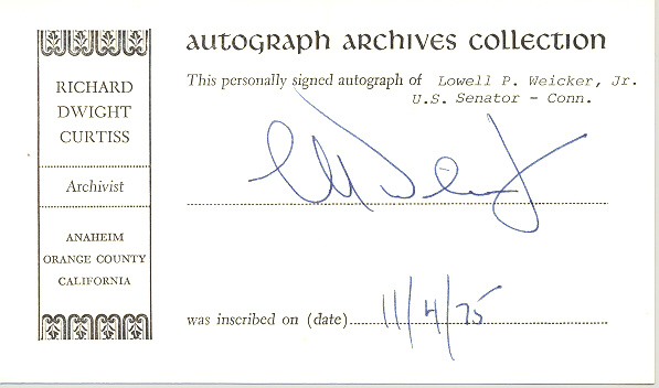 Photo of autograph