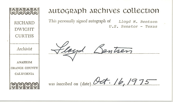 Photo of autograph