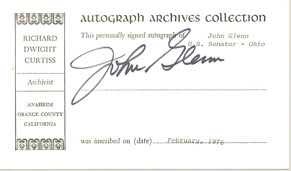 Photo of autograph