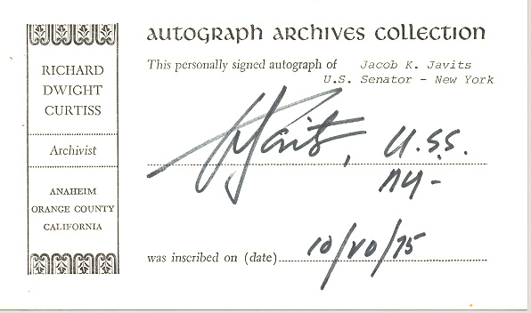 Photo of autograph