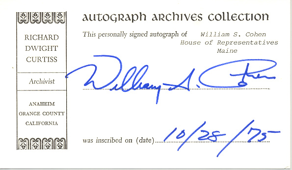 Photo of autograph