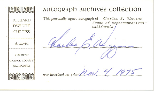 Photo of autograph