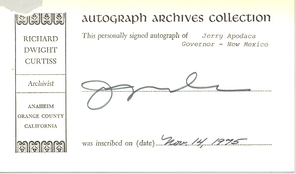 Photo of autograph