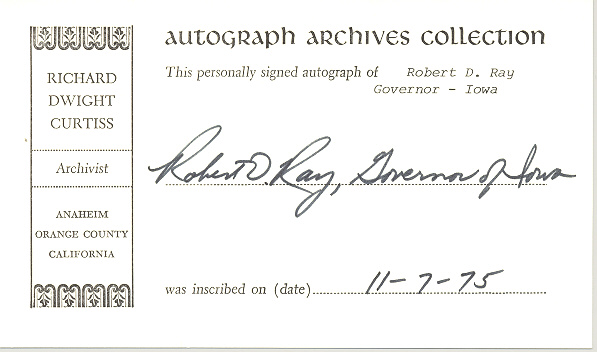 Photo of autograph