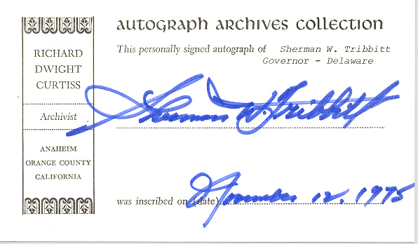 Photo of autograph