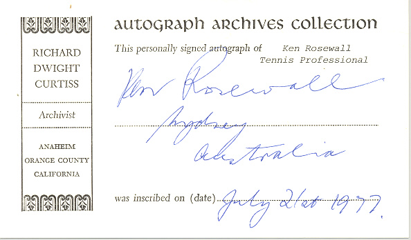 Photo of autograph