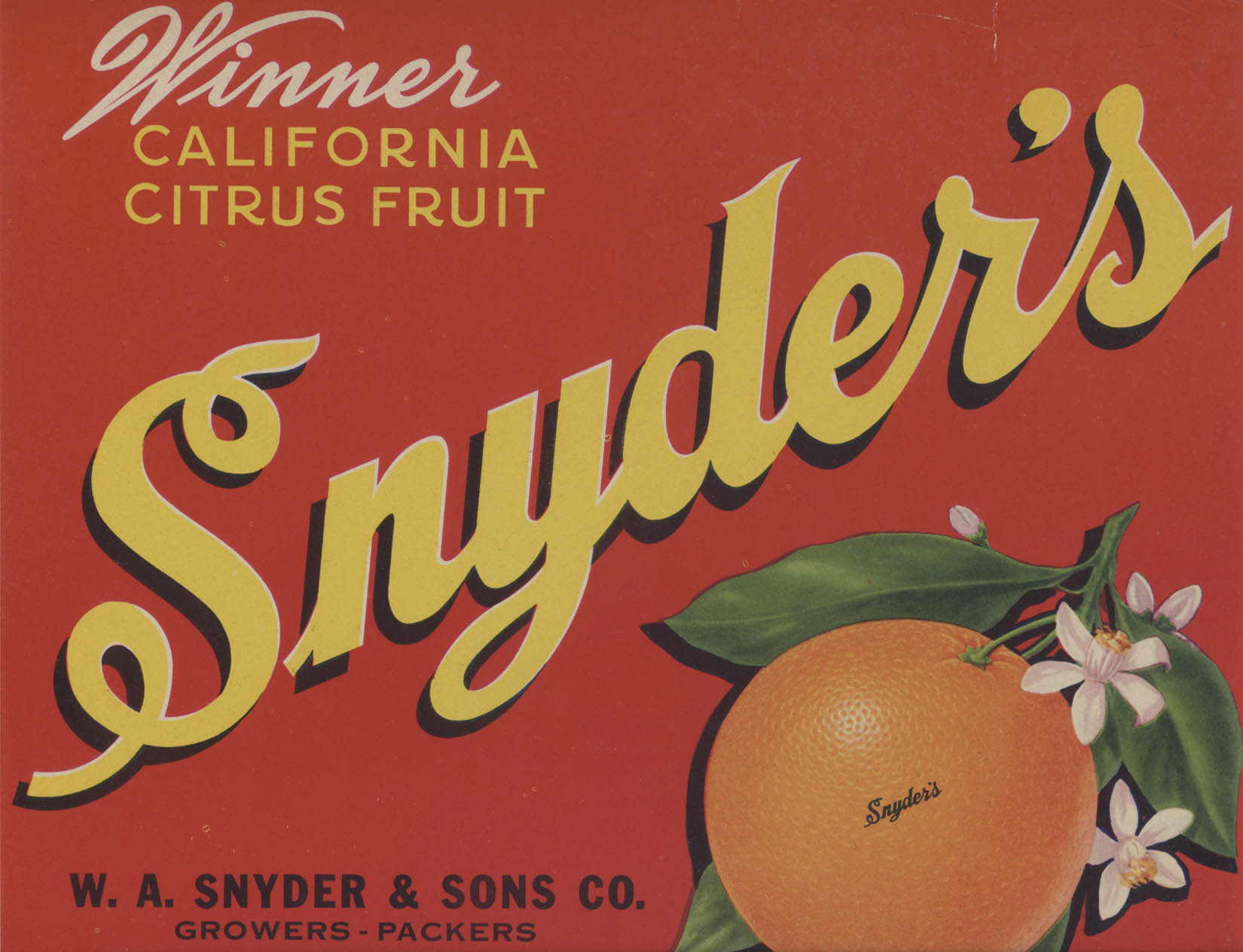 Photo of label