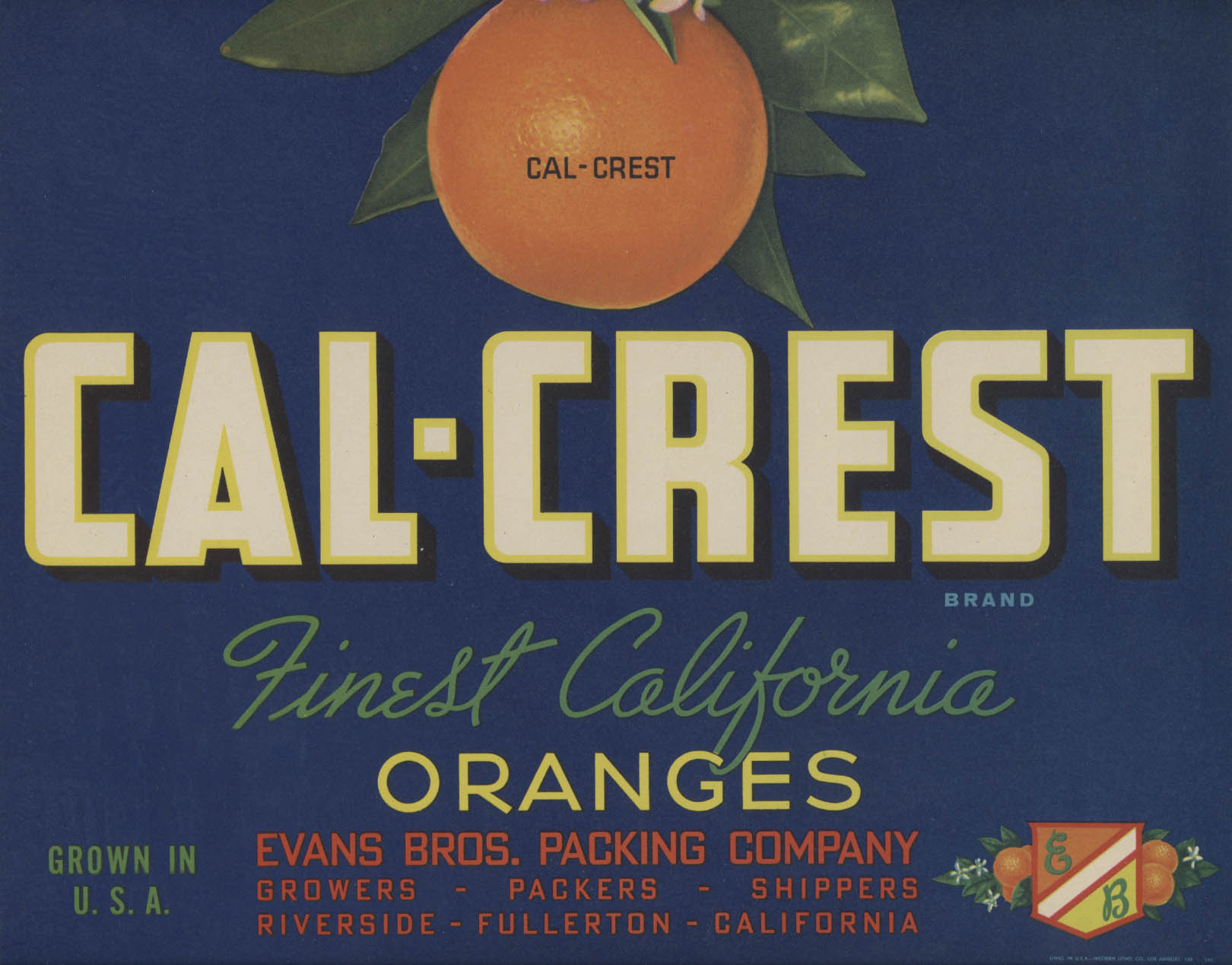 Photo of label