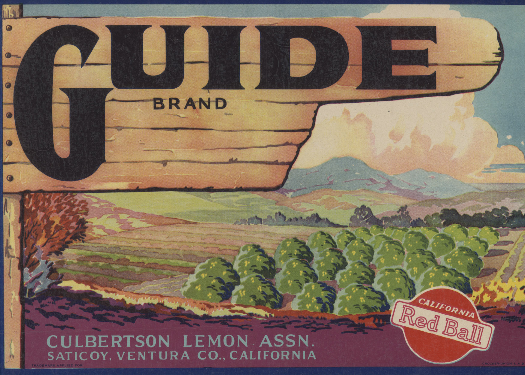 Photo of label