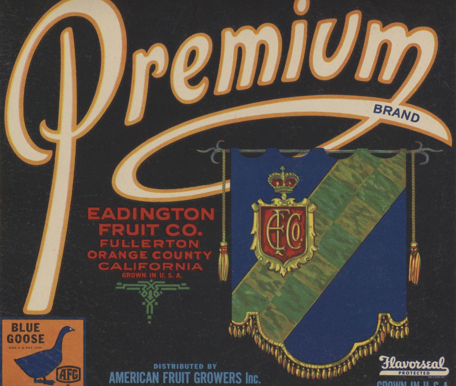 Photo of label
